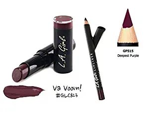 L.A. Girl Matte Velvet Lipstick GLC823 With GP515 Lip liner Lip Kit