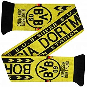 Borussia Dortmund Football Crest Scarf