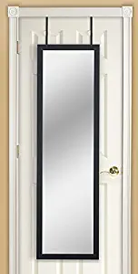 Mirrotek DM1448BLK Door Mirror, 14" x 48", Black