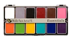 Wolfe FX, Face Art, and FX Essential Hydrocolor Makeup, 12 Color Pallete