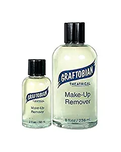 Graftobian Professional Theatrical Make-up Remover 2.0 Fluid Ounces - Fragrance Free Liquid