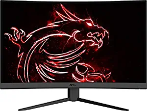 MSI Optix G27C4 FHD 1500R Curvature 16:9 Aspect Ratio Non-Glare Super Narrow Bezel 1ms 1920 x 1080 165Hz Refresh Rate Tilt Adjustment AMD FreeSync 27