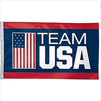 Aihccy USA Olympic Team Hanging Banner Flag 3ftx5ft