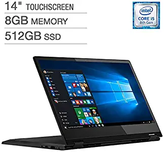 Latest_Lenovo Flex 14 2-in-1 FHD Touchscreen Laptop, Intel i5-8265U Processor, 8GB DDR4 RAM, 512GB SSD, HDMI, Fingerprint reader, USB 3.1 Type C, Media Card Reader, Backlit Keyboard, Dolby Audio,Win10