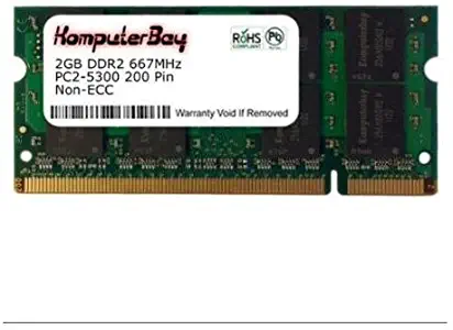 2GB Memory RAM Upgrade for the Lenovo Thinkpad R61 Series, T60 Series, T61 Series, X60 Series and X61 Series Laptops (DDR2-667, PC2-5300, SODIMM)