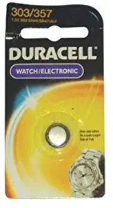 Duracell – 303/357 1.5V Silver Oxide Button Battery – Long-Lasting Battery (Pack of 36)