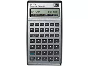 HP 17BII+ Financial Calculator, Silver