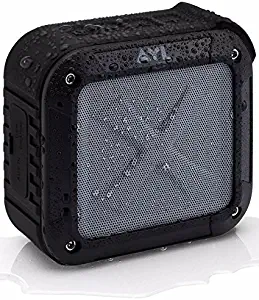 Portable Outdoor Waterproof Bluetooth Speaker- Wireless 10 Hour Rechargeable Battery Life, Powerful 5W Audio Driver, Pairs Easily to All Bluetooth Devices, Phones, Tablets, Computers, Soundfit (Black)