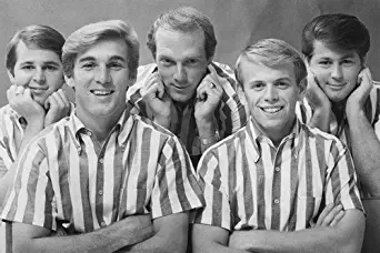 The Beach Boys Al Jardine Brian Wilson Group Striped Shirts 24x36 Poster