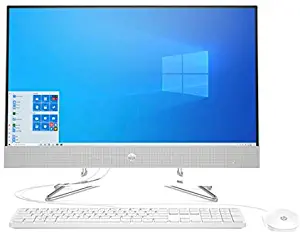 HP Pavilion 27 TOUCH Desktop 2TB SSD 32GB RAM Exreme (AMD Ryzen Processor with Four Cores and Max Boost 3.70GHz, 32 GB RAM, 2 TB SSD, 27-inch FullHD IPS TOUCHSCREEN, Win 10 PRO) PC Computer All-in-One