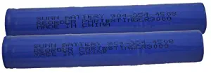 2 BATTERIES FOR STREAMLIGHT STINGER XT HP POLY 2600 MAH