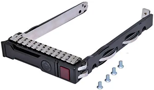 HP 2.5" G8 Gen8 SAS SATA Drive Tray with 4 mounting Screws DL380p DL360p DL160 DL560 DL385 651687-001