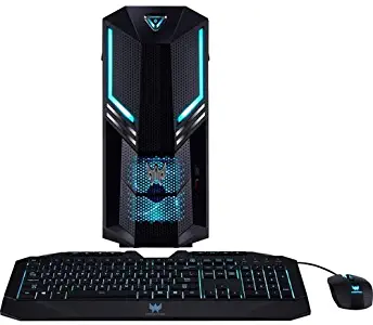 Acer Predator PO3-600 Gaming Desktop Computer - Core i7 i7-9700 - 16 GB RAM - 2 TB HDD - 512 GB SSD - Windows 10 Pro 64-bit - NVIDIA GeForce RTX 2060 6 GB - DVD-Writer - Gigabit Ethernet - Wireless LA