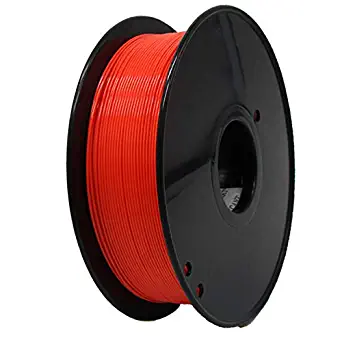 EZT PLA 3D Printer Filament, PLA Filament 1.75mm, Dimensional Accuracy +/- 0.02 mm, 1 kg Spool (Red)