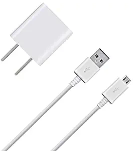 Genuine Charging 1A Wall Kit Upgrade Works with Acer Iconia Tab A700 as a Replacement Compact Wall Charger with Detachable High Power MicroUSB 2.0 Data Sync Cable! (White 110-240v)