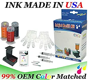 Ink Cartridge Refill kit for HP 63 HP 62 HP62XL HP63XL 64 65 Ink cartridges Color C,M,Y