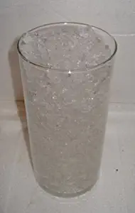 Clear Water Crystals for use Neck Scarves,Cool Wraps, Ice Packs - Water Absorbing & Expanding Gel Ice, USA Made polymers