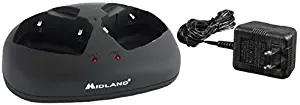 Midland AVP10 Dual Desktop Charger with AC Adapter