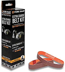 Work Sharp WSSAKO81117 Extra Coarse Grit Belt Kit