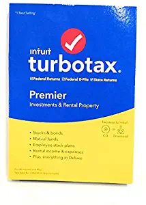 TurboTax 2019, Premier Federal Efile, for PC/Mac