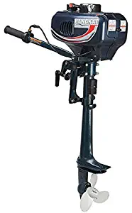 NOPTEG Hangkai Water Cooled 2 Stroke 3.5 HP Boat Engine Outboard Boat Motor