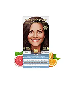 Tints of Nature 4CH Rich Chocolate Brown Permanent Hair Dye, Single