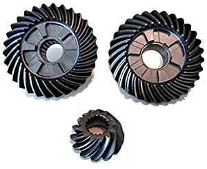 Gear Set Compatible with Yamaha 75 HP, 80 HP, 90 HP, 100 HP Outboard Replaces 67F-6D96070-FF / 67F-6D9516070-FF Includes (6D9-45551-00 + 67F-45560-00 + 67F-45570-00)