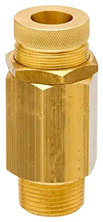 Control Devices VR Series Brass Vacuum Relief Valve, 0-30" Hg Vacuum Range, 3/8" Male NPT