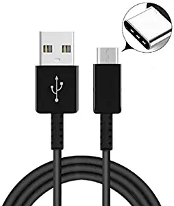 Original 10ft USB-C Cable for Lenovo Yoga Smart Tab with Fast Charging and Data Transfer. (Black 3M)