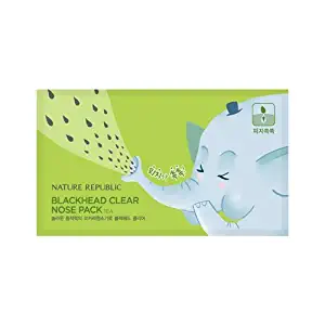 Nature Republic Blackhead Clear Nose Pack 30pcs Blackhead Removing Nose Patch Powerful Nose Strips Korea