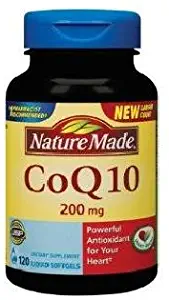 Nature Made CoQ10 Naturally Orange 200 mg - Dietary Supplement 120 Softgels