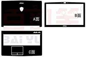 Special Laptop Black Brushed Vinyl Skin Stickers Cover Guard for MSI GE62 GP62 GL62 GF62 GV62 15.6"