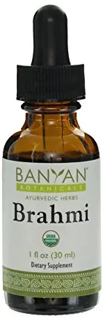 Banyan Botanicals Brahmi - Gotu Kola Liquid Extract - Certified Organic, 1 oz