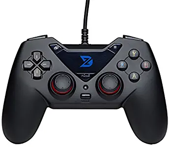 ZD-C Wired Gaming Controller USB Gamepad for PC(Windows XP/7/8/10) & Playstation 3 & Android & Steam (C-Black)