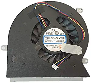 DoWee Cooling Fan for MSI GT62VR 6RD GT62VR 7RE GT62VR 7RE Compatible AAVID THERMALLOY PABD19735BM 0.65A 12VDC -N322 PABD19735BM -N395